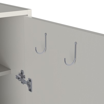 Armário Aéreo Lavanderia Assis 1 Porta Arenas - Art In Móveis