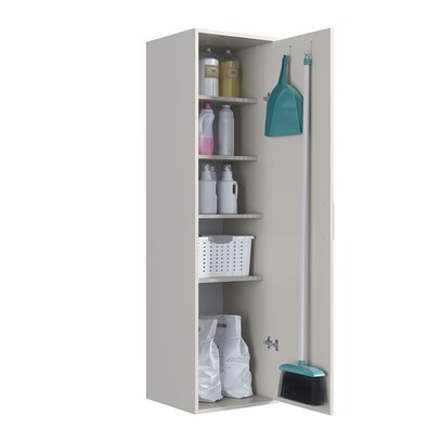 Armário Aéreo Lavanderia Assis 1 Porta Arenas - Art In Móveis