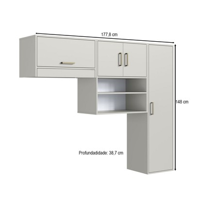 Lavanderia Completa Assis 4 Portas Arenas - Art In Móveis