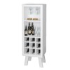 Bar Adega 1 Prateleira 9 Nichos Branco Ad5000 - Tecno Mobili