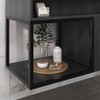 Armário de Banheiro New 80 Cm 2 Gavetas 100% Mdf com Espelho Carbono - Belizze Móveis