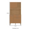 Armário de Cozinha Kits Zen 3 Portas 1 Gaveta Freijó/Caramelo - Kits Paraná