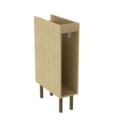 Balcão de Cozinha 20 Cm com Porta Toalhas Nature/Arenas - Tecno Mobili