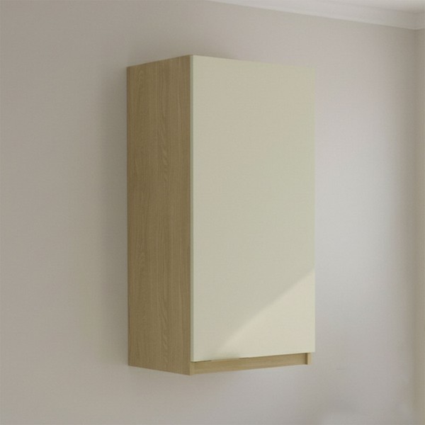 Armário Aéreo Cozinha 40 Cm Nanda 1 Porta Nature/Arenas - Tecno Mobili