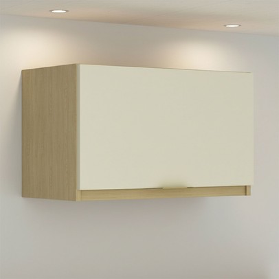 Armário Aéreo Cozinha 60 Cm Nanda 1 Porta Nature/Arenas - Tecno Mobili