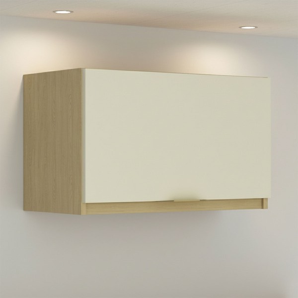 Armário Aéreo Cozinha 60 Cm Nanda 1 Porta Nature/Arenas - Tecno Mobili