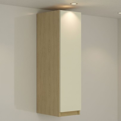 Armário Aéreo Cozinha 20 Cm Nanda 1 Porta Nature/Arenas - Tecno Mobili