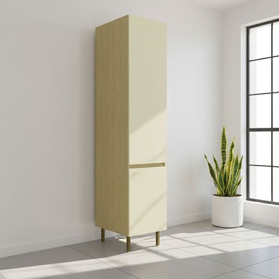 Paneleiro Nanda 2 Portas Nature/Arenas - Tecno Mobili