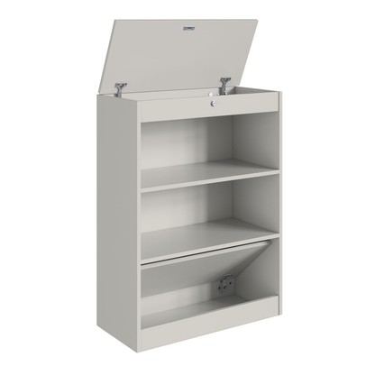 Estante para Livros Lock 2 Portas Arenas - Art In Móveis