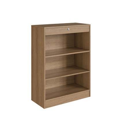 Estante para Livros Lock 2 Portas Mel - Art In Móveis