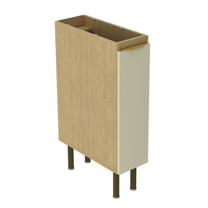 Balcão de Cozinha 20 Cm Nanda 1 Porta Nature/Arenas - Tecno Mobili