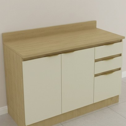 Tampo para Balcão 120cm Nanda Nature - Tecno Mobili