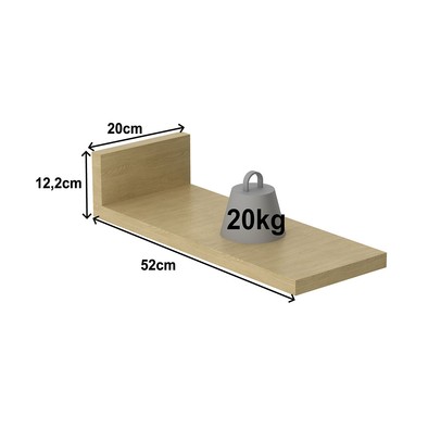 Tampo para Balcão 20 Cm Nanda Nature - Tecno Mobili