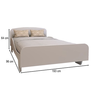 Cama Infantil Sonho 100% Mdf Branco Brilho - Panorama Móveis