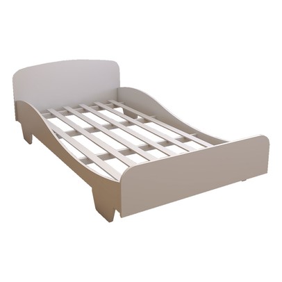 Cama Infantil Sonho 100% Mdf Branco Brilho - Panorama Móveis