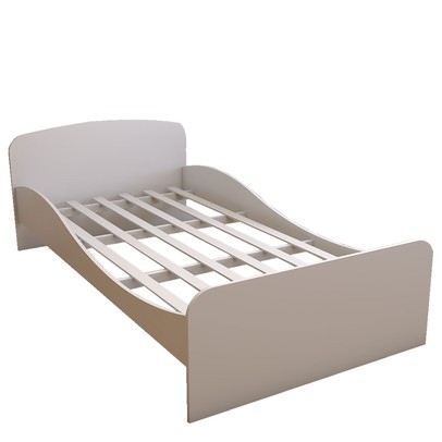 Cama Infantil Luau 100% Mdf Branco Brilho - Panorama Móveis