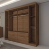 Guarda-Roupa Casal Fortaleza 6 Portas 4 Gavetas Jatoba - Panorama Móveis