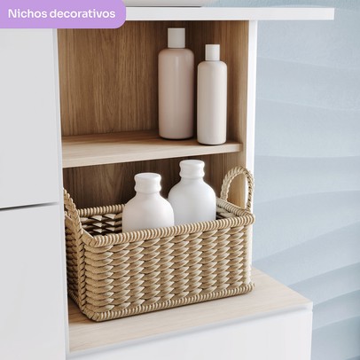 Cômoda Infantil Vanila 4 Gavetas Branco - Henn