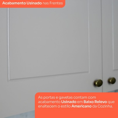 Paneleiro Americana 1 Porta 5 Prateleiras Cinza - Henn