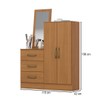 Cômoda Sapateira 2 Portas 3 Gavetas Cinamomo B700 - Henn