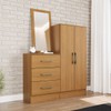 Cômoda Sapateira 2 Portas 3 Gavetas Cinamomo B700 - Henn