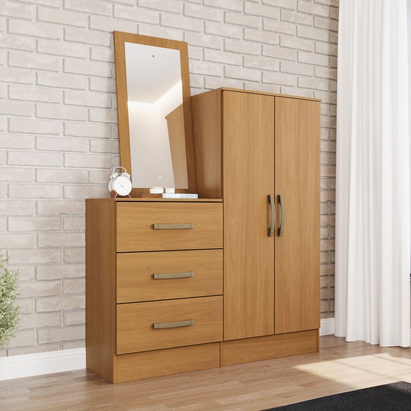 Cômoda Sapateira 2 Portas 3 Gavetas Cinamomo B700 - Henn