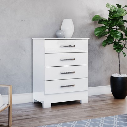 Cômoda B706 4 Gavetas Branco - Briz