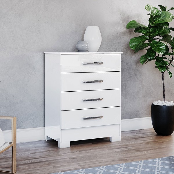 Cômoda B706 4 Gavetas Branco - Briz