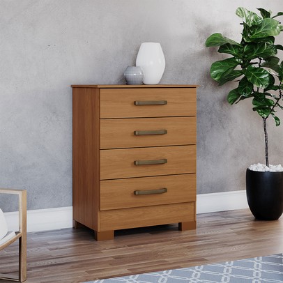 Cômoda B706 4 Gavetas Cinamomo - Briz