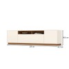 Rack para TV Até 86 Polegadas Domus 3 Portas Cinamomo/Off White - Henn