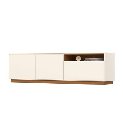 Rack para TV Até 86 Polegadas Auryn 3 Portas Cinamomo/Off White - Henn