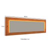 Cabeceira Casal/Queen Dagda com Led 100% Mdf 15mm Cinamomo/Off White - Pnr Móveis