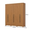 Guarda-Roupa Casal Dominic 6 Portas 2 Gavetas Cinamomo - Henn