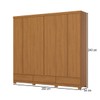 Guarda-Roupa Casal Imperial 6 Portas 9 Gavetas 100% Mdf Cinamomo - Henn