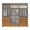 Guarda-Roupa Casal Imperial 6 Portas 9 Gavetas 100% Mdf Cinamomo - Henn