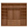 Guarda-Roupa Casal Belize 8 Portas 6 Gavetas Jatoba - Pnr Móveis
