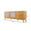 Balcão Buffet Porto 2 Portas 2 Gavetas Mel - Viero Móveis