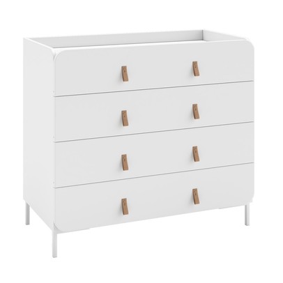 Cômoda Curve 4 Gavetas Branco - Brv