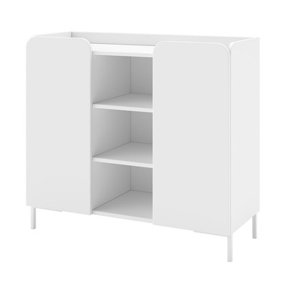 Balcão Buffet Curve 2 Portas Branco - Brv