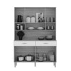 Cozinha Compacta Golden Plus 8 Portas 2 Gavetas Freijó/Soft - Kits Paraná