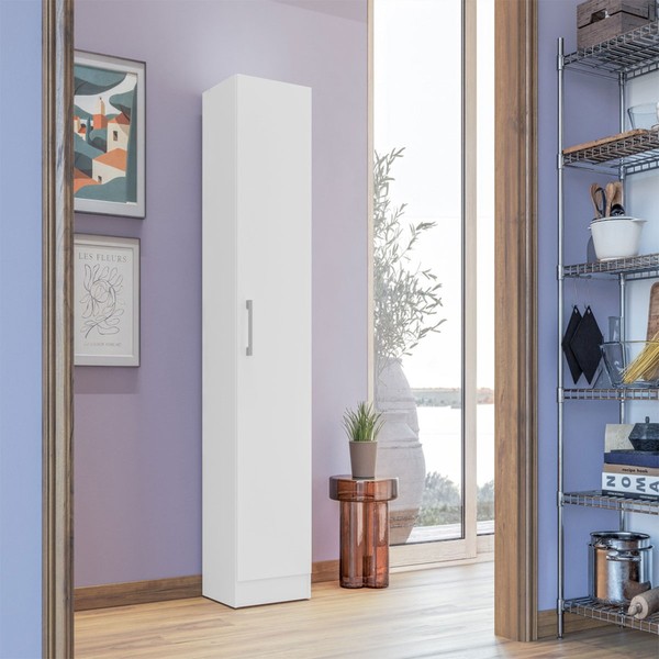 Armário Multiuso Lavanda 1 Porta Branco - Kits Paraná