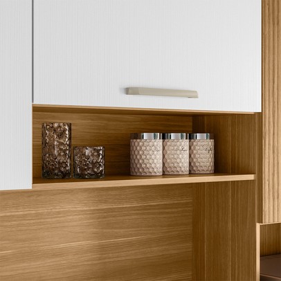 Cozinha Compacta Ferrara Plus 6 Portas 2 Gavetas 100% Mdf Freijó Supremo - Kits Paraná