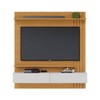 Painel para TV Até 65 Polegadas Juriti 2 Portas 2 Prateleiras Naturale/Off White Matte - Colibri