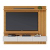 Painel para TV Até 70 Polegadas Juriti 3 Portas Ripado Naturale/Off White Matte - Colibri