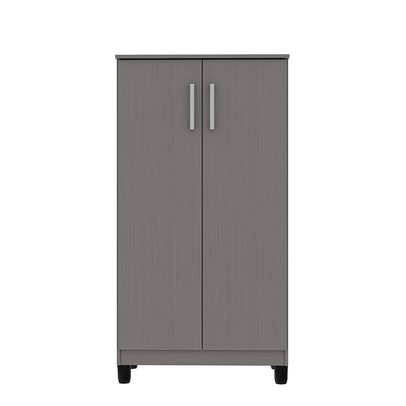 Armário Multiuso Brisa 2 Portas Gris - Kits Paraná