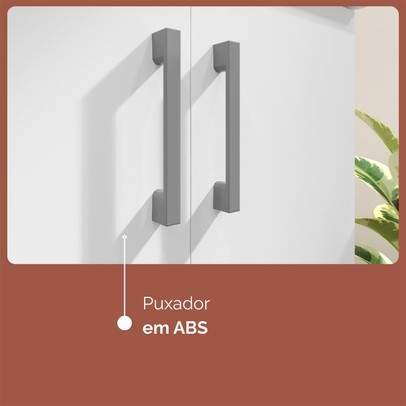 Armário Multiuso Brisa 2 Portas Branco - Kits Paraná