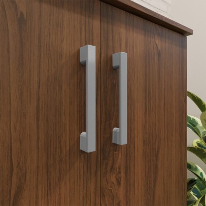 Armário Multiuso Brisa 2 Portas Nogueira - Kits Paraná