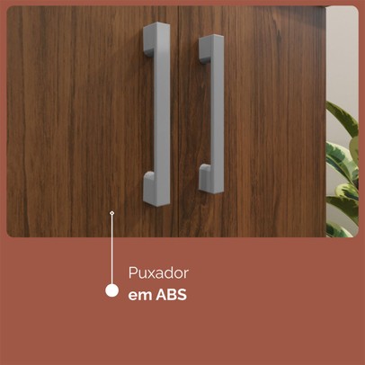 Armário Multiuso Brisa 2 Portas Nogueira - Kits Paraná