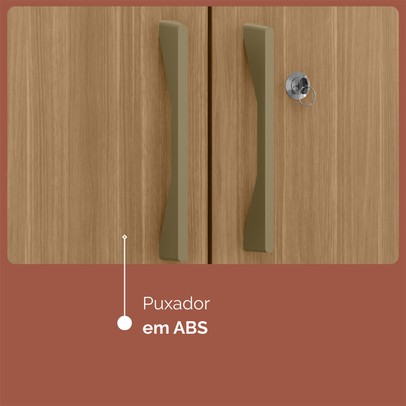 Armário Multiuso Luna 2 Portas Freijó - Kits Paraná