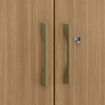 Armário Multiuso Luna 2 Portas Freijó - Kits Paraná